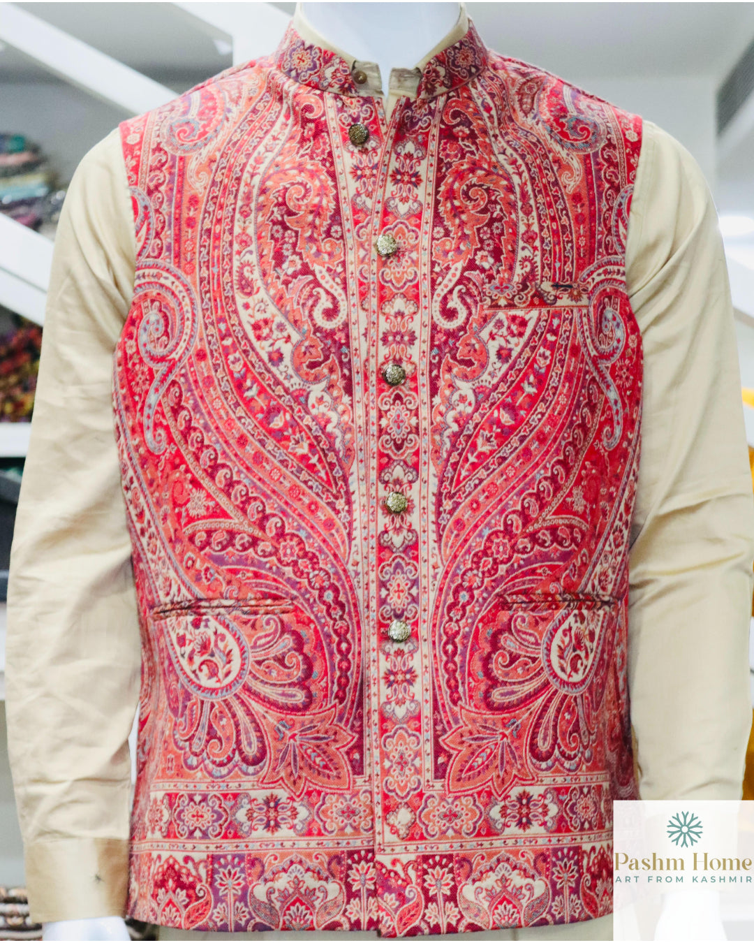 Kani Jamawar Waistcoat