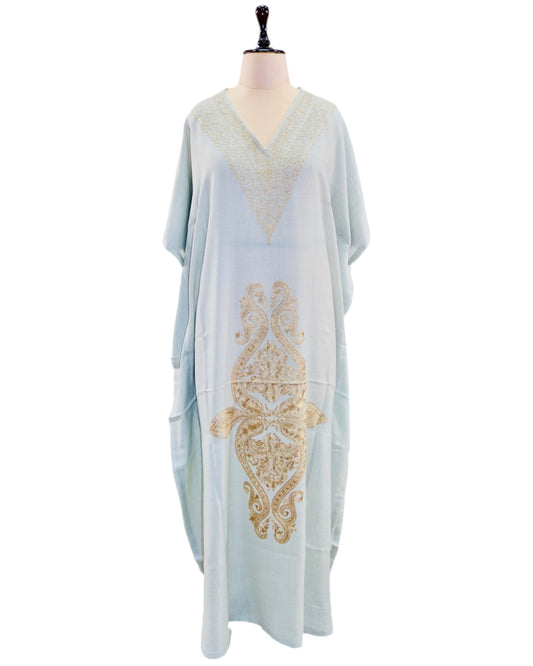 Cream Cashmere Long Kaftaan