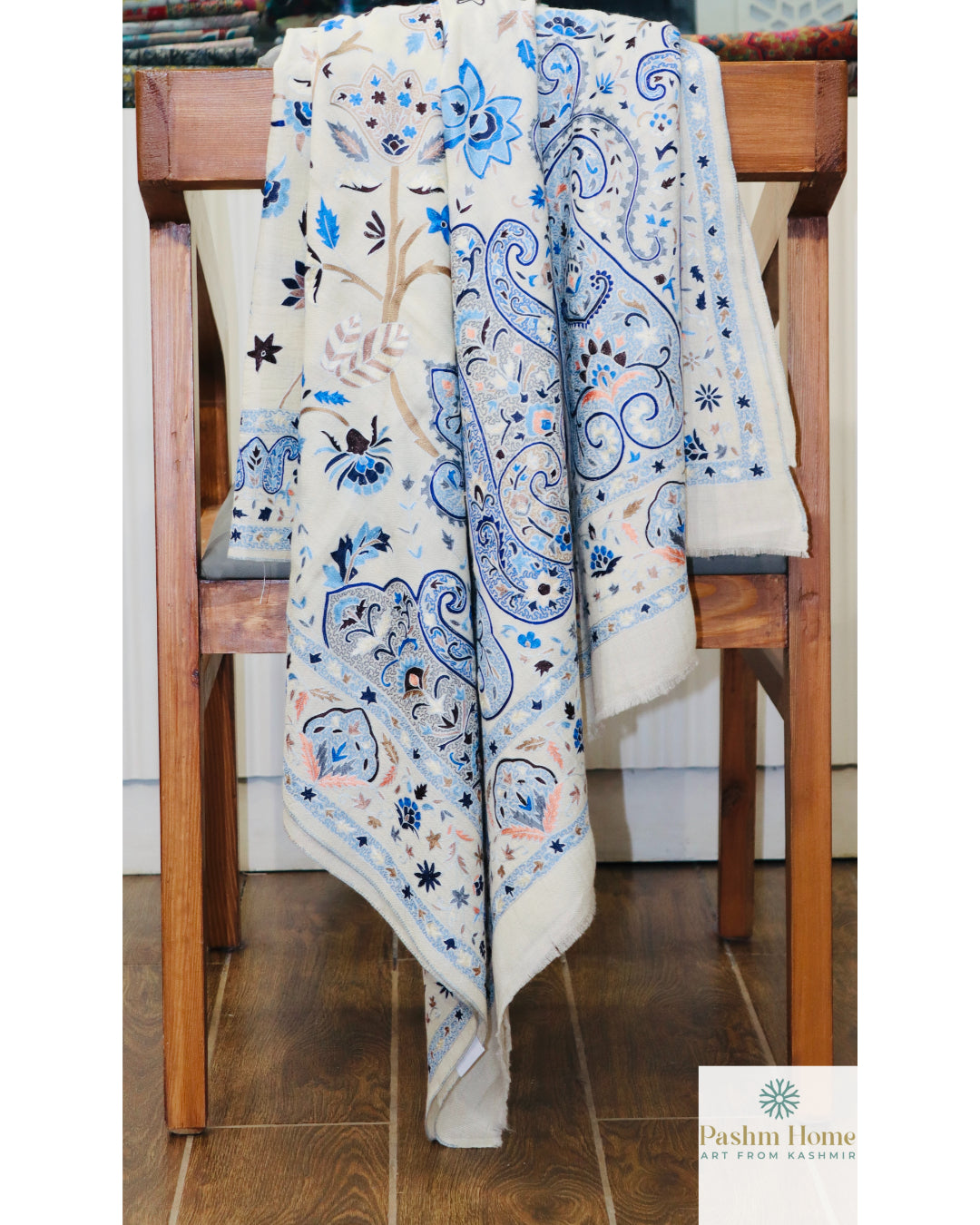 Pure Pashmina Kalamkari Shawl