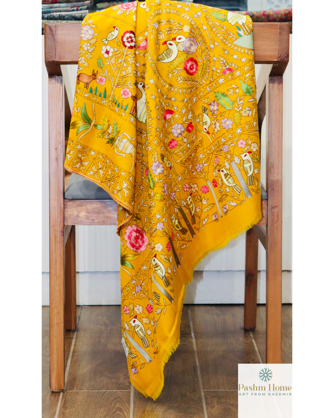 Pashmina Kalamkari Shawl