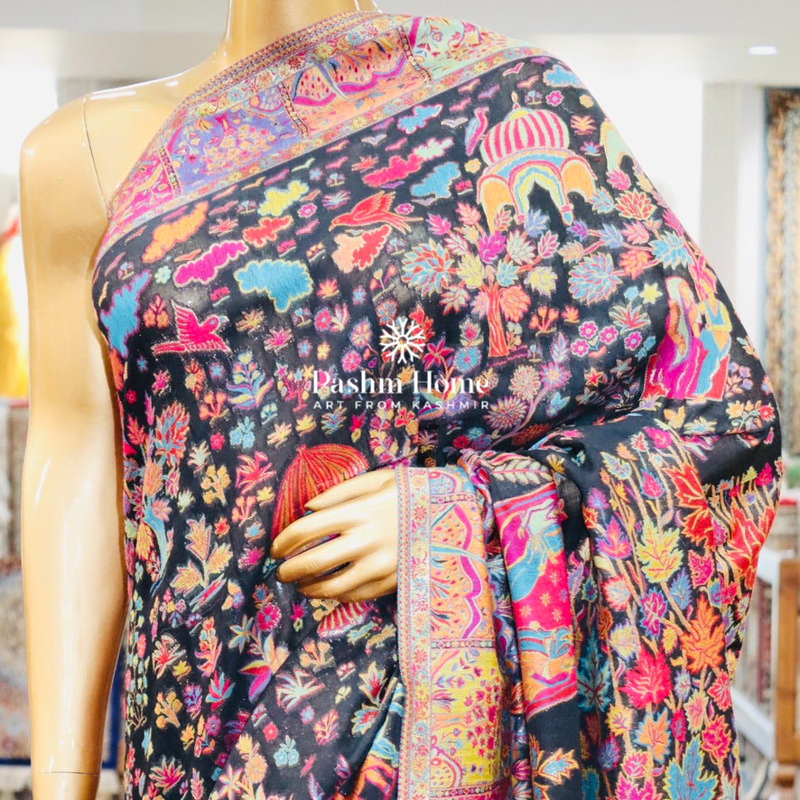 Chinar Tree Kani Saree