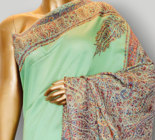 Green Silk Kani Paladar Saree