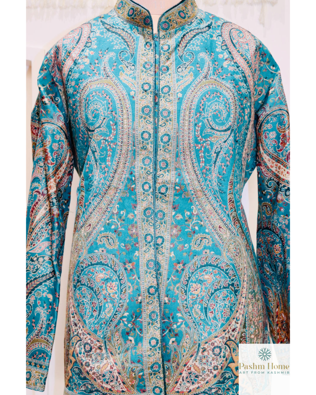 Pure Wool Kani Jamawar Short Jacket