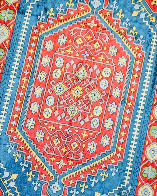 Silk Chainstitch Handmade Klim Rug