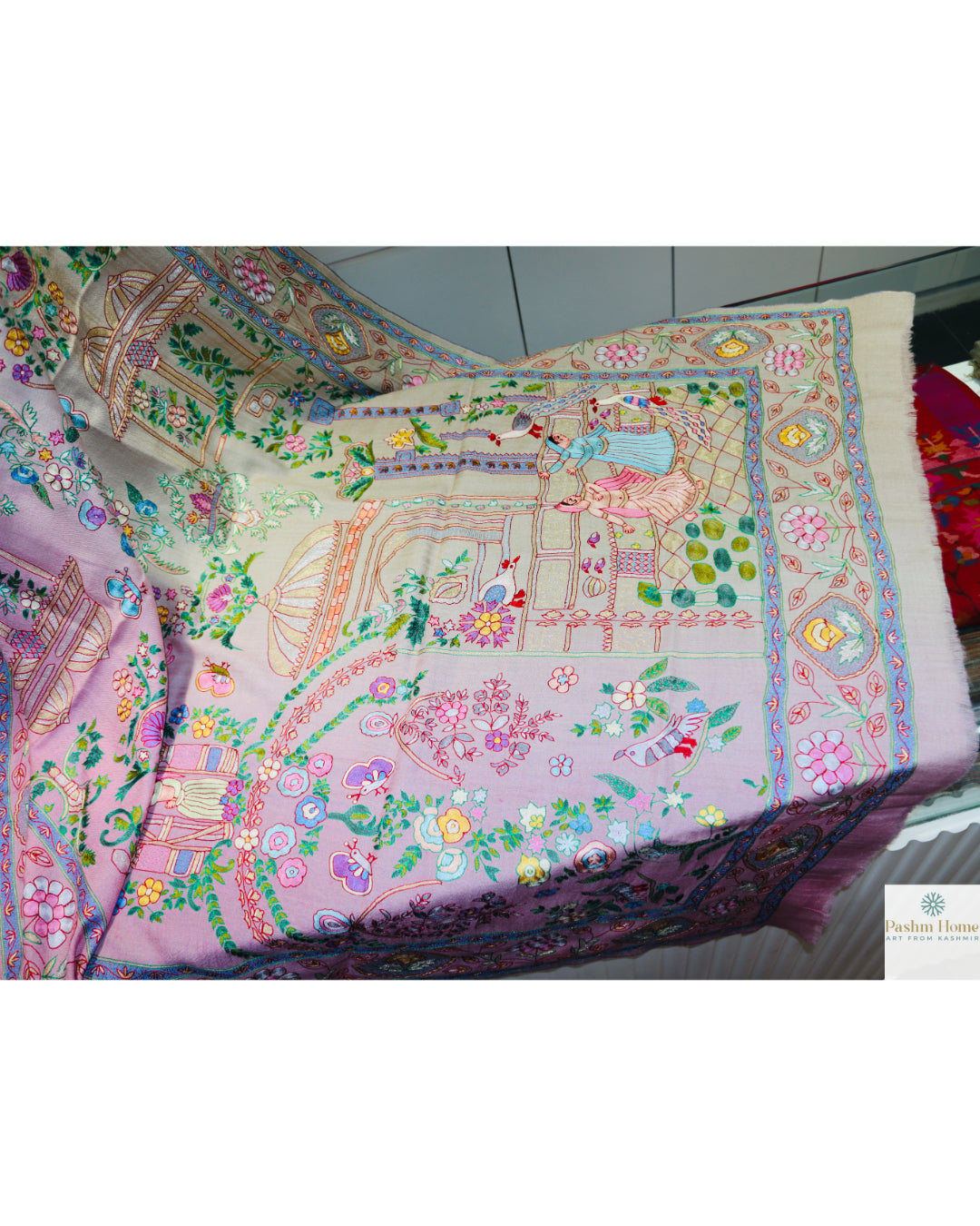 Pashmina Kalamkari Shawl