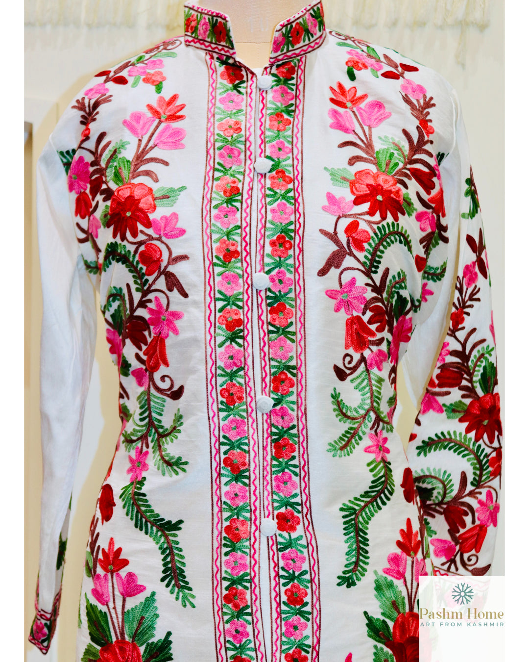 Silk Ari Poshkaar Long Jacket