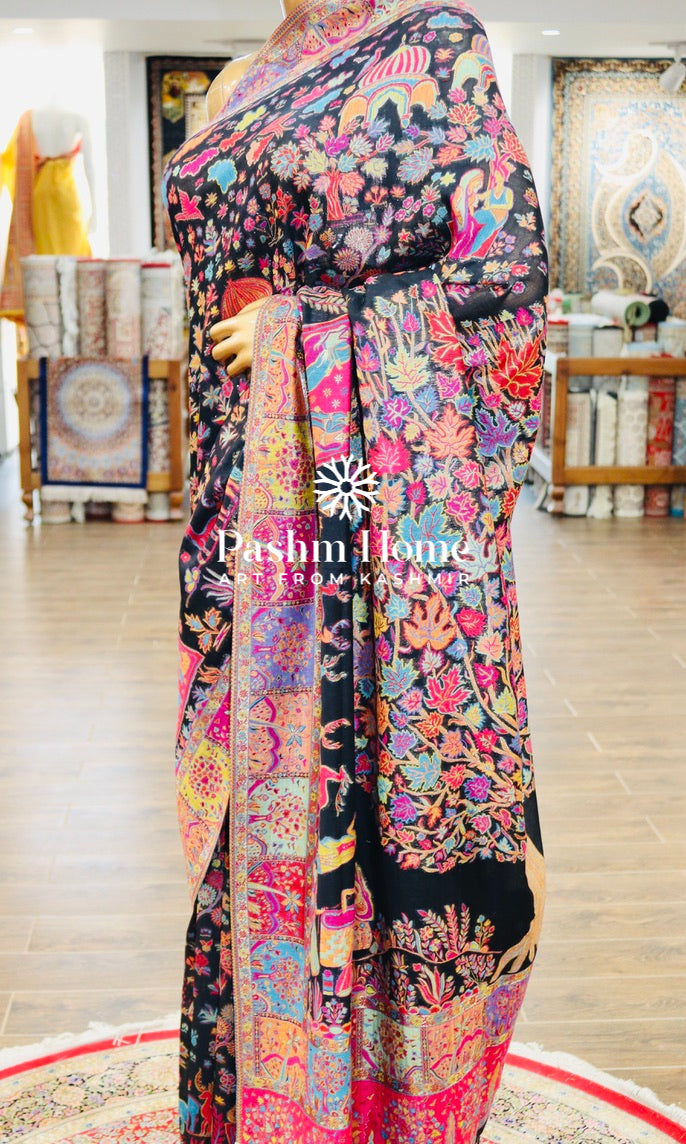 Chinar Tree Kani Saree