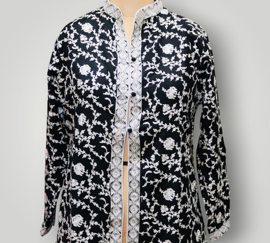 Black Cashmere Ari Short Black Jacket
