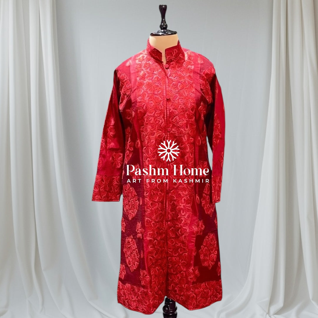 Red Cashmere Ari Long Jacket