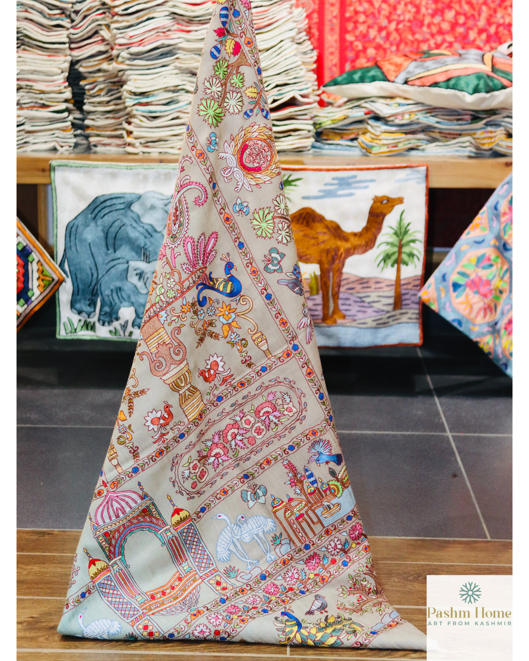 Pashmina Kalamkari Shawl