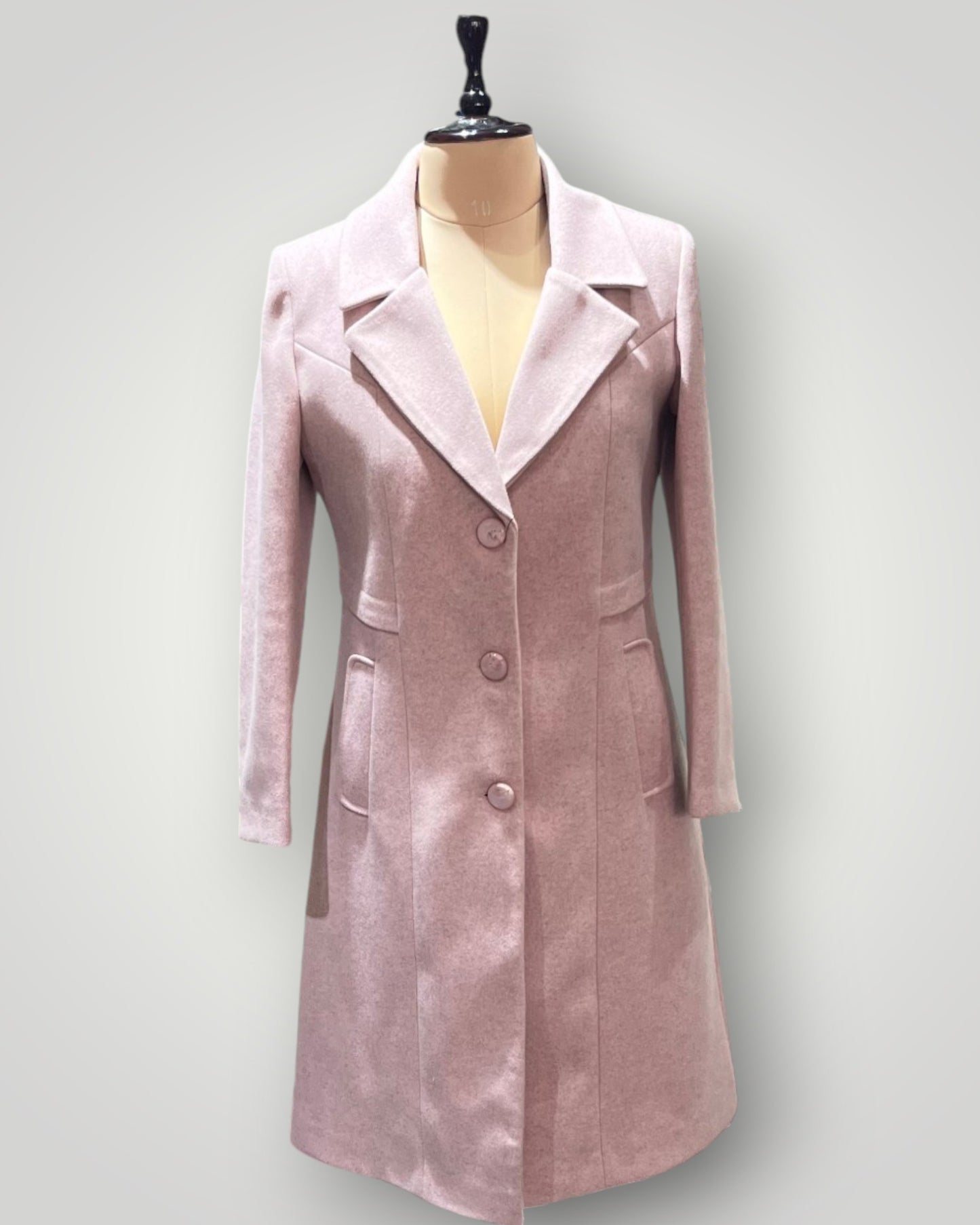 Beige Cashmere Overcoat