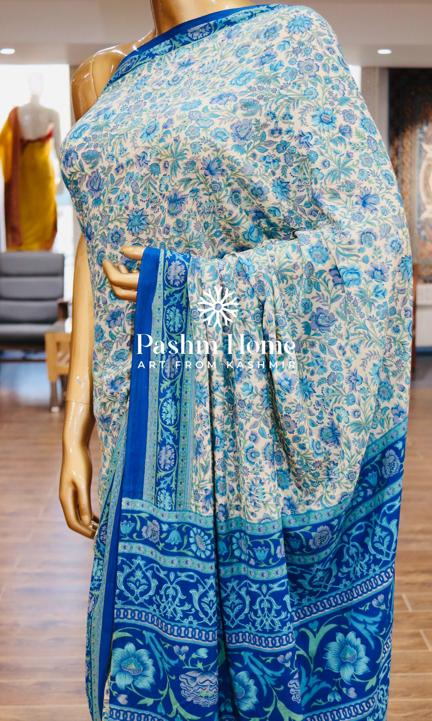 Pure Crepe Printed Saree