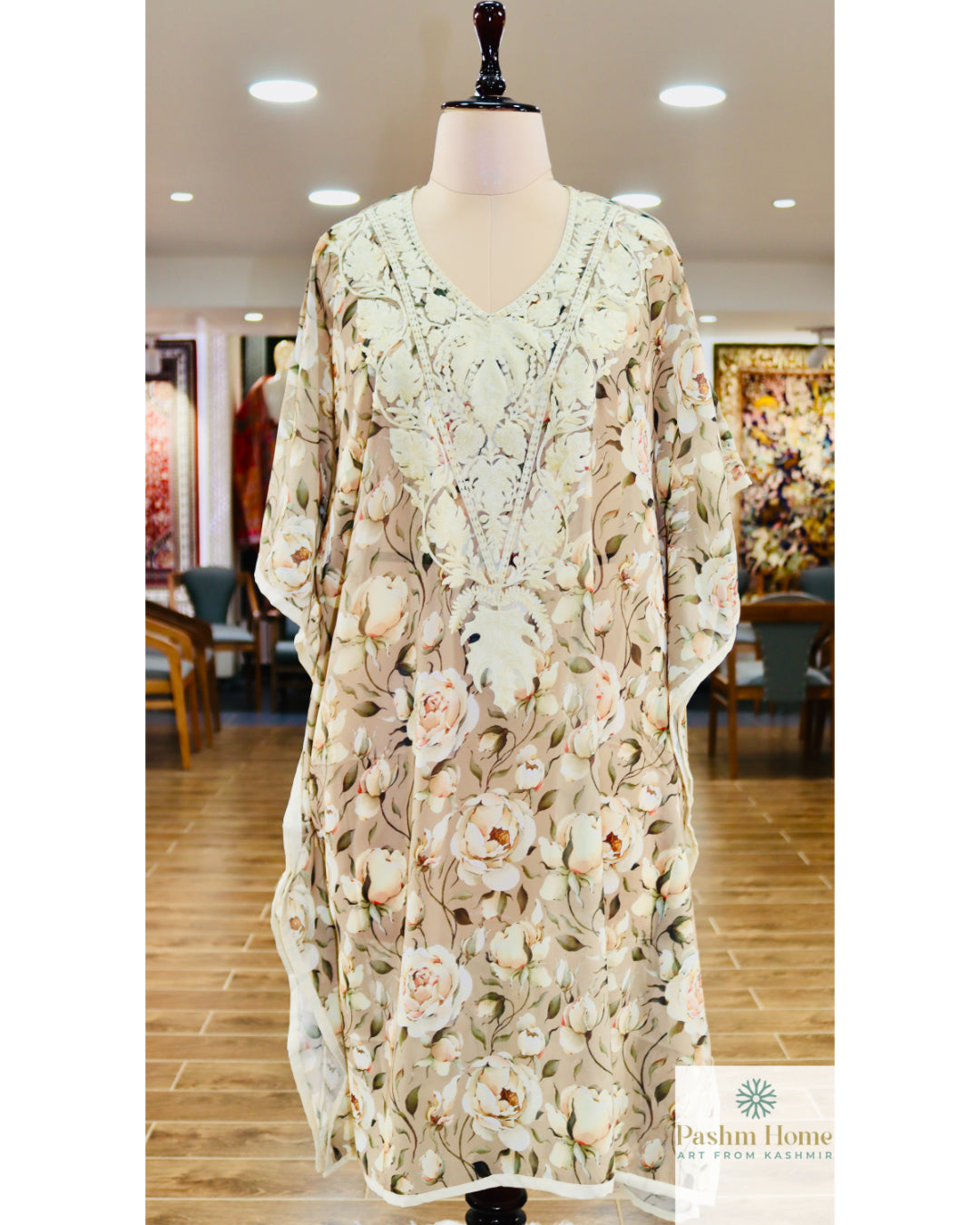 Printed Georgette Short Kaftaan