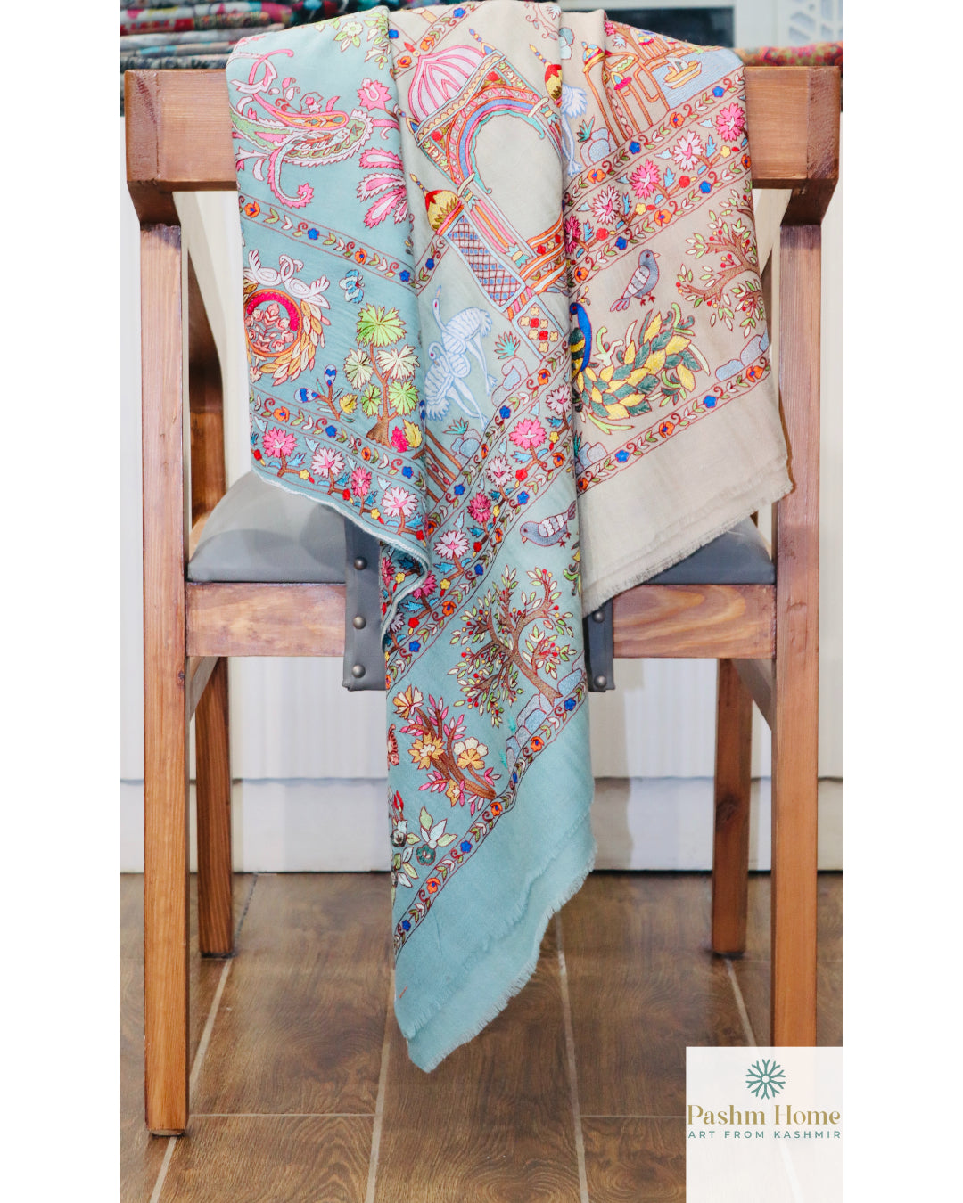 Pashmina Kalamkari Shawl
