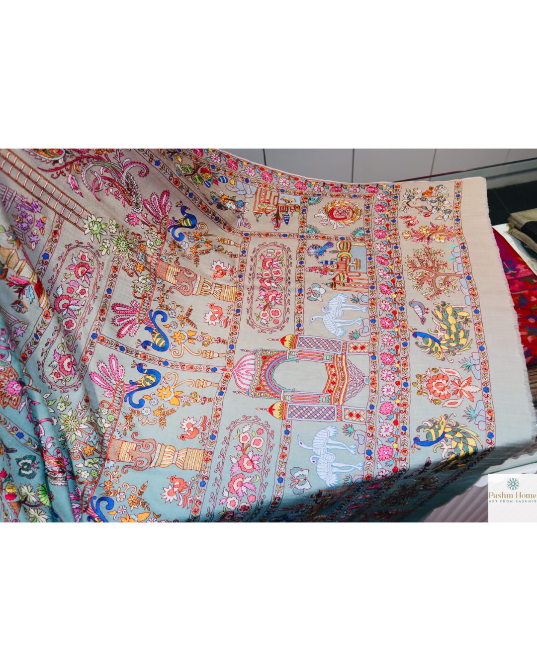 Pashmina Kalamkari Shawl