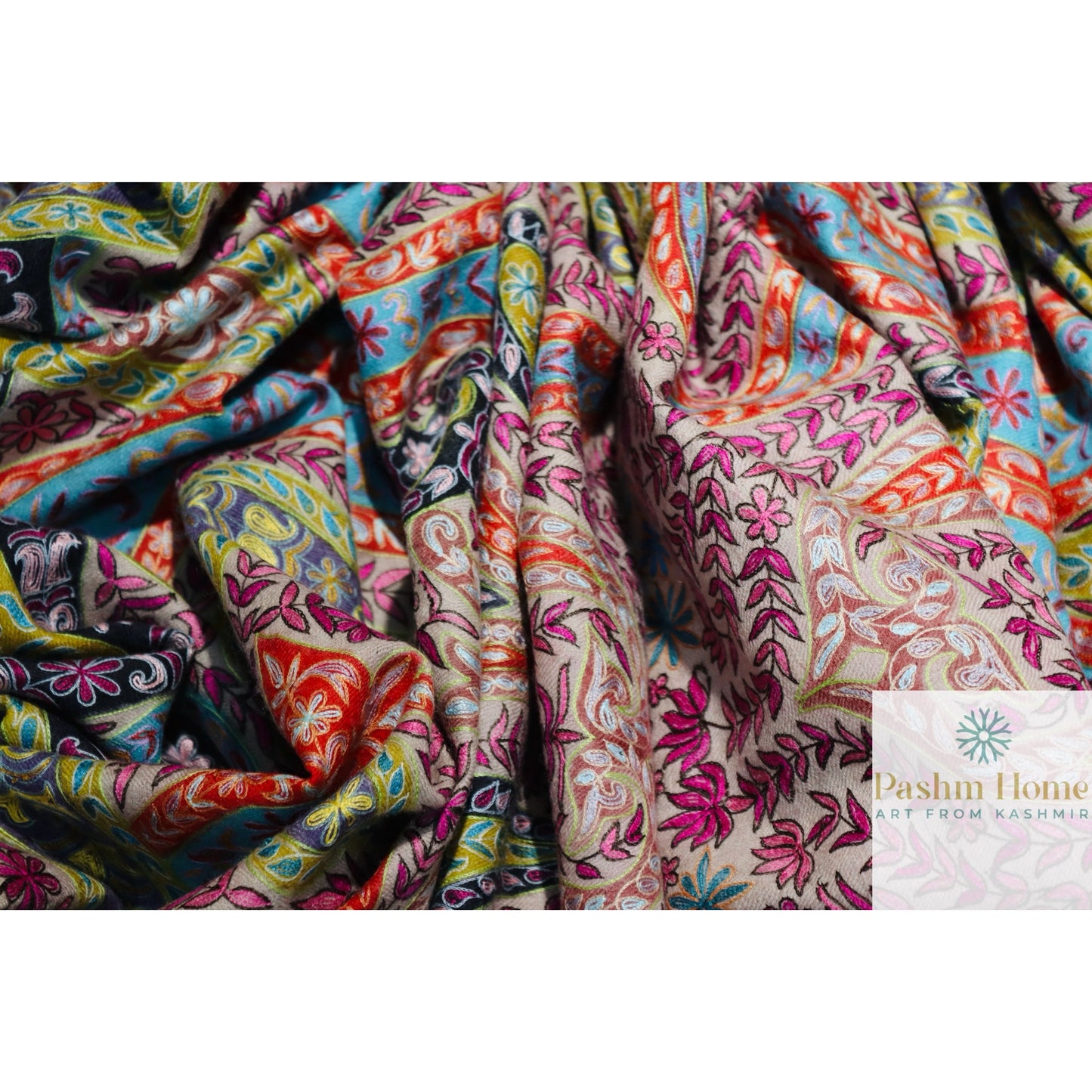 Pashmina Kalamkari Shawl