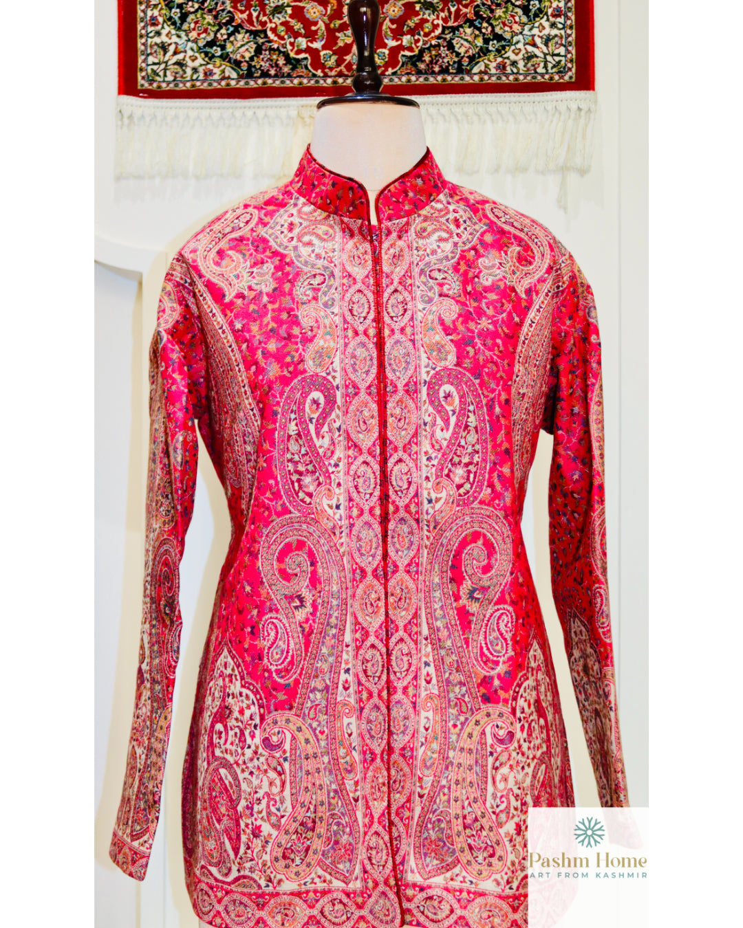 Pure Wool Kani Jamawar Short Jacket