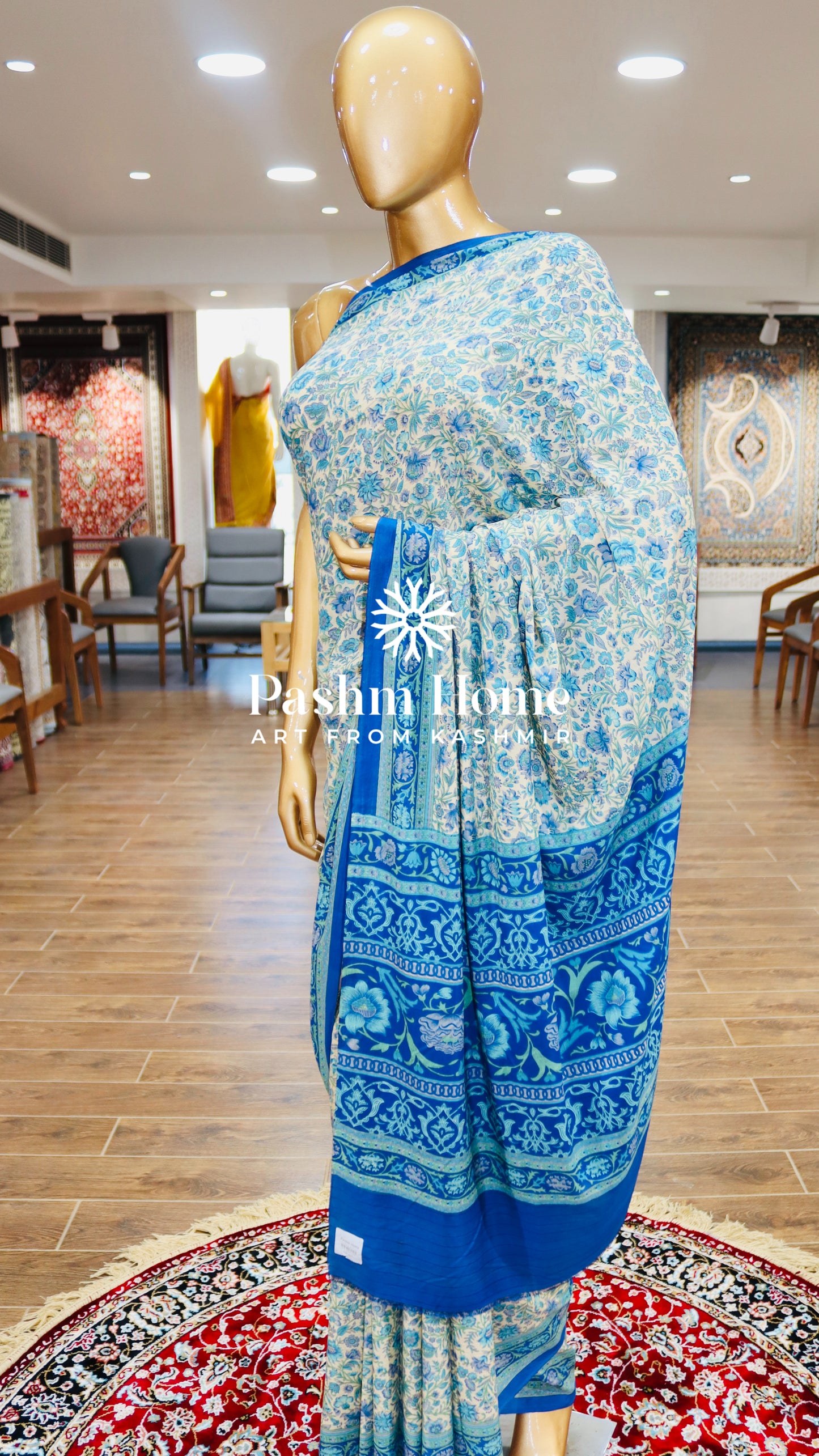 Pure Crepe Printed Saree