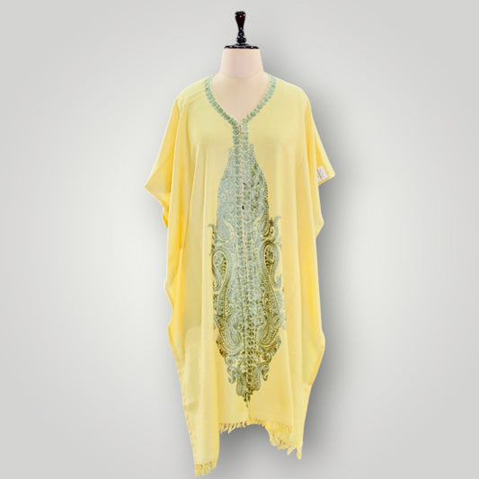 Light Yellow Cape Shawl