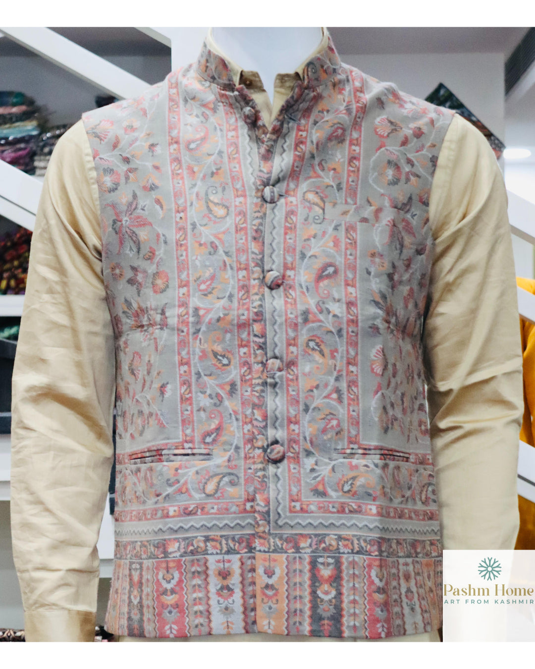 Kani Jamawar Waistcoat