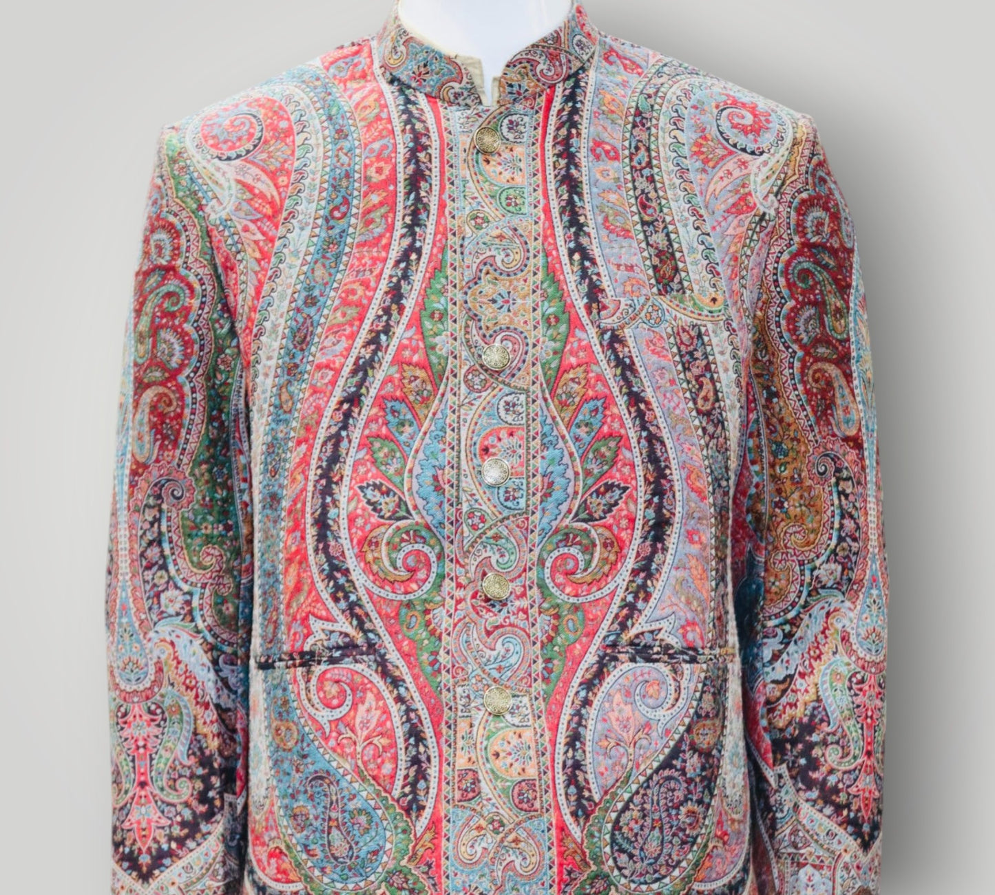 Multicolour Kani Jamawar Coat