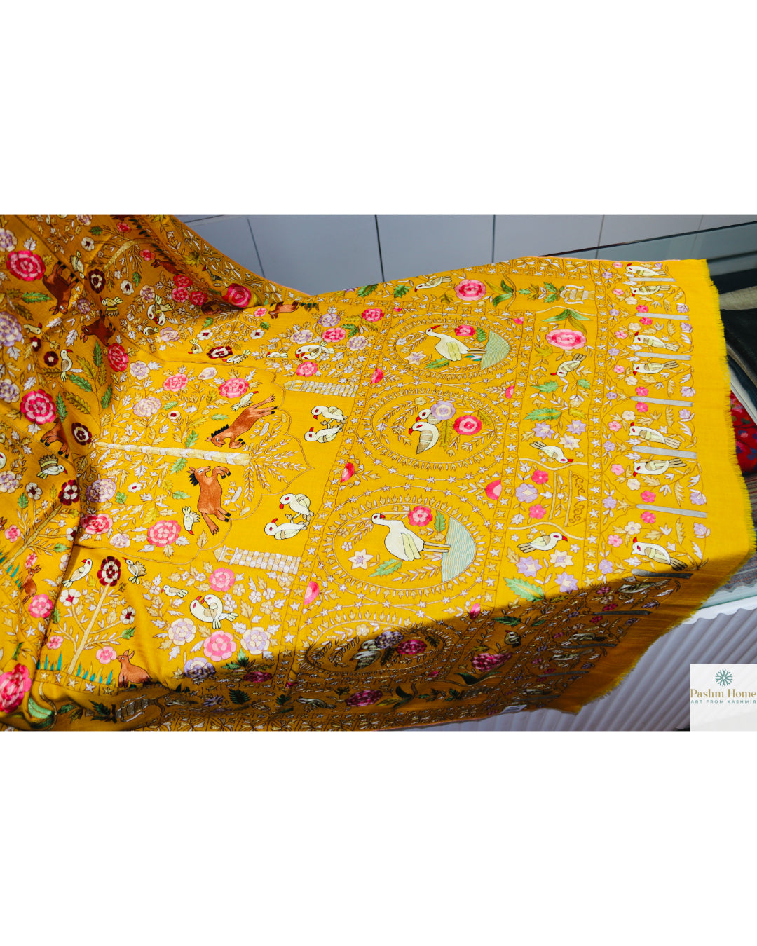 Pashmina Kalamkari Shawl