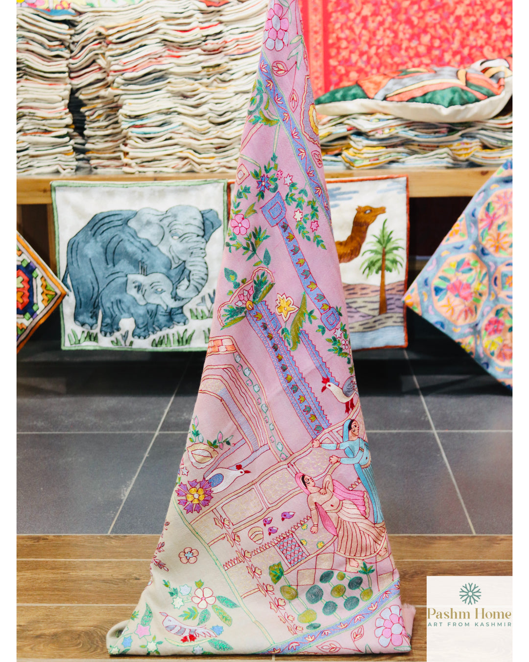 Pashmina Kalamkari Shawl