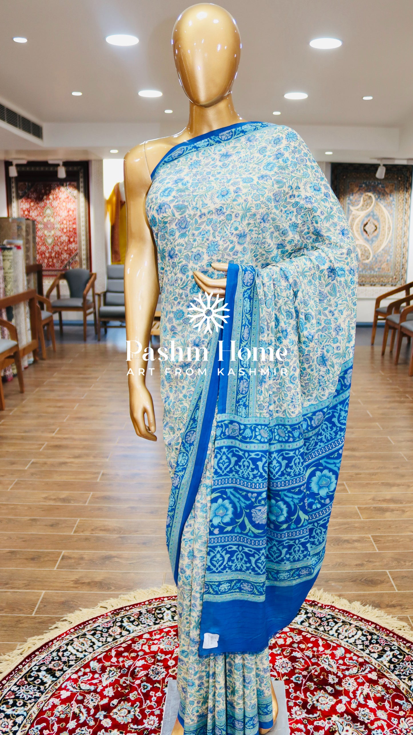 Pure Crepe Printed Saree