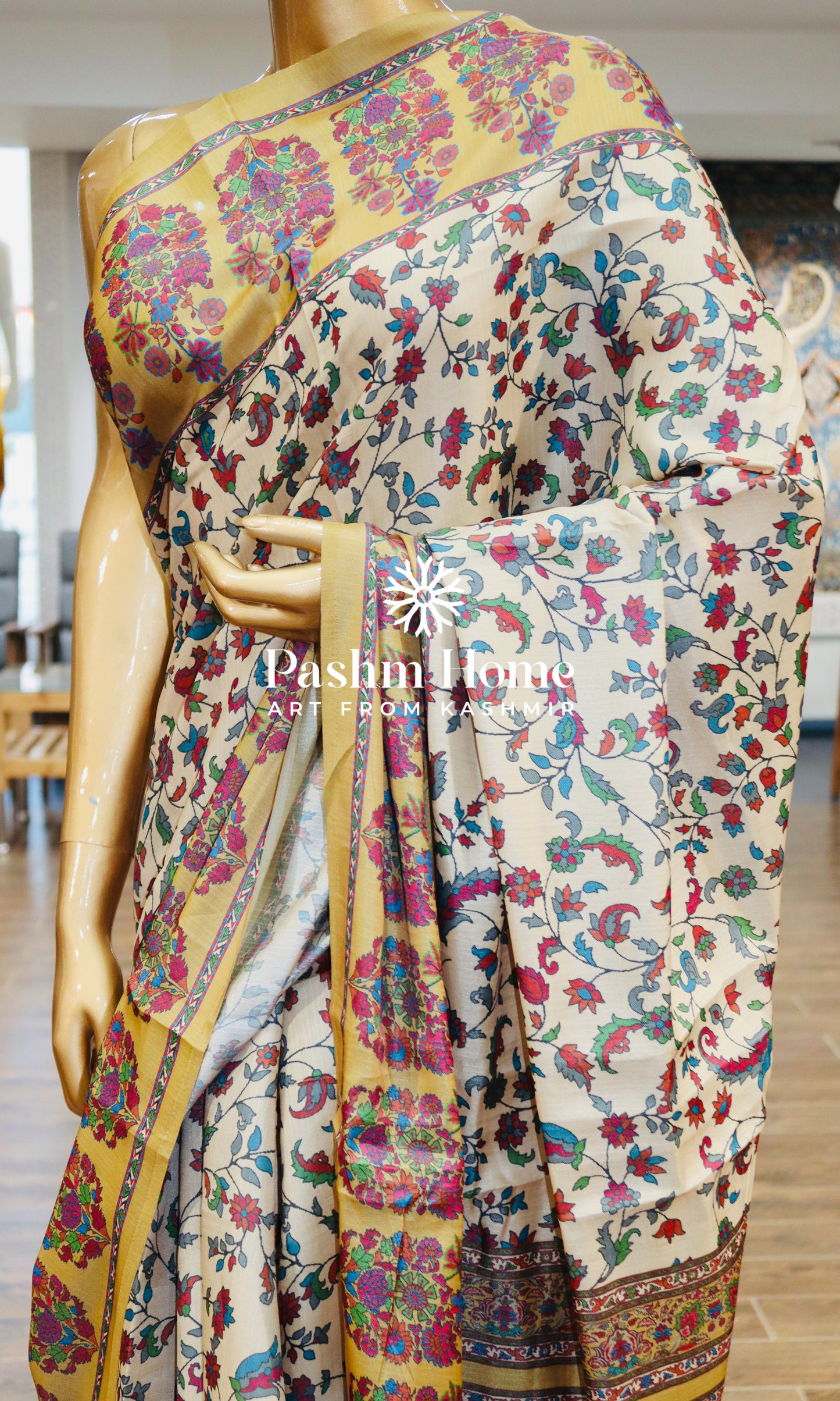 Digital Print Silk Saree