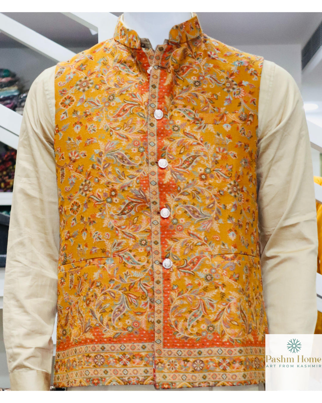 Kani Jamawar Waistcoat