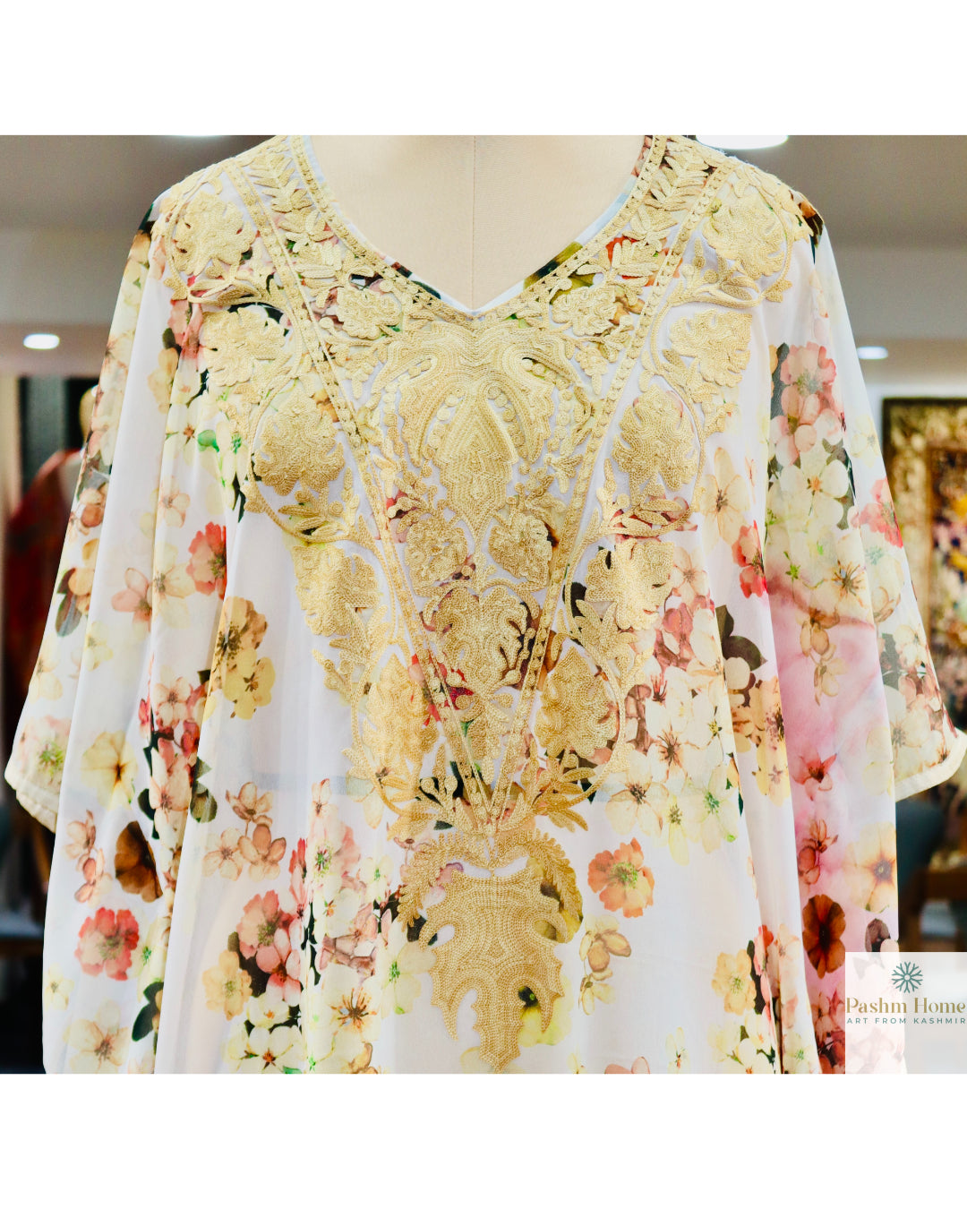 Georgette Printed Ari Short Kaftaan