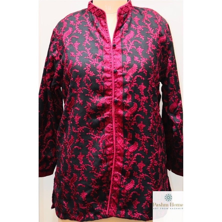 Black Cashmere Ari Short Jacket