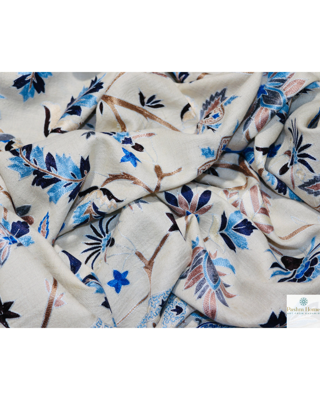 Pure Pashmina Kalamkari Shawl