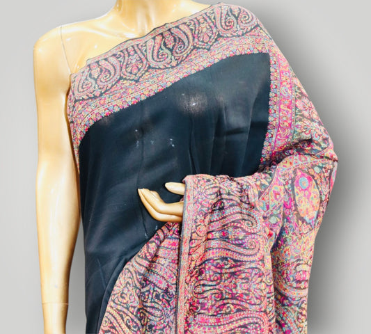 Black Kani Silk Paladar Saree