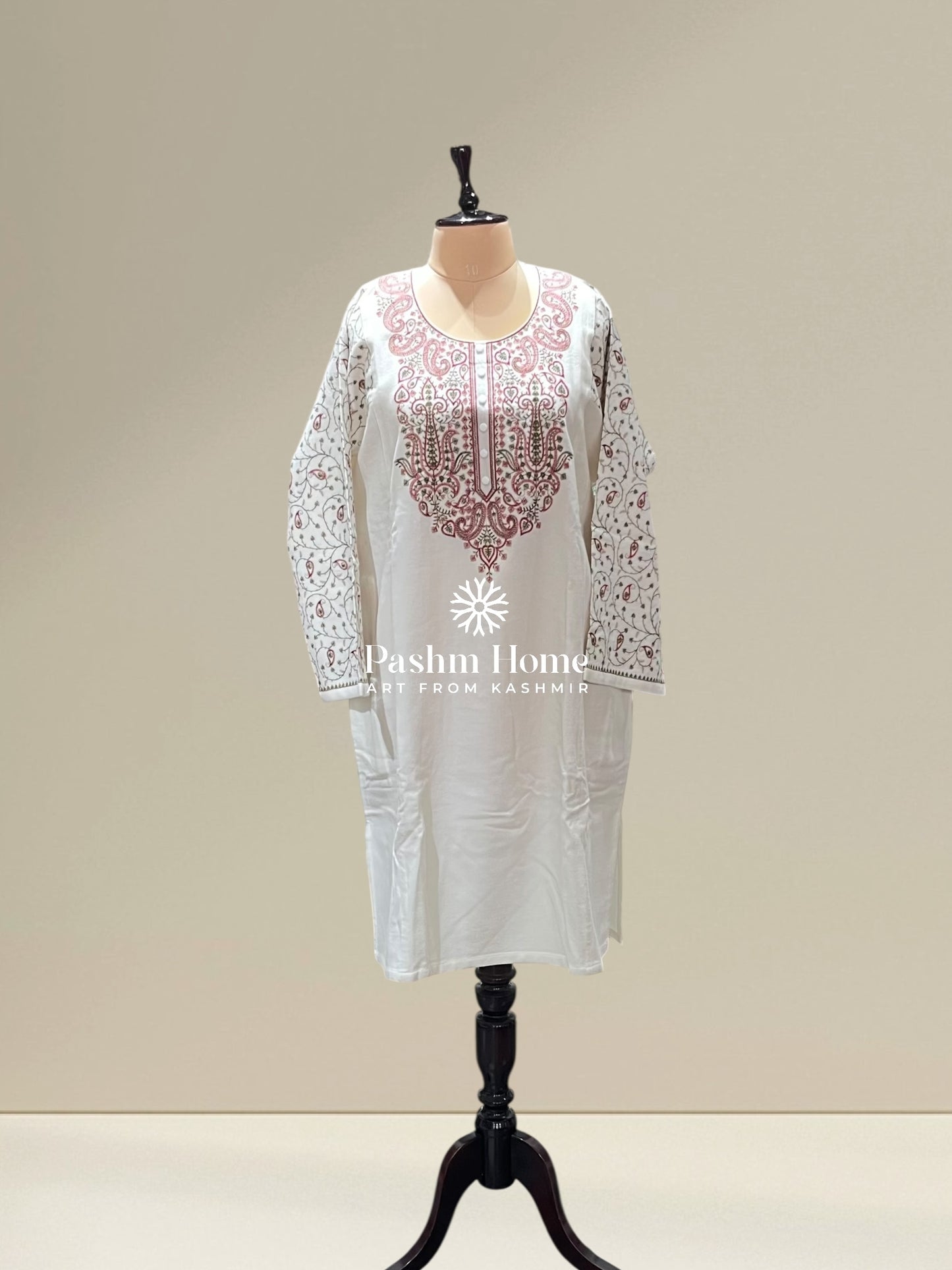Black Embroidered Pheran