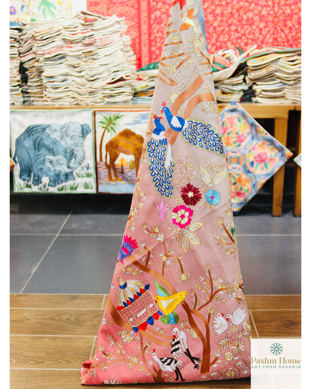 Pashmina Kalamkari Shawl