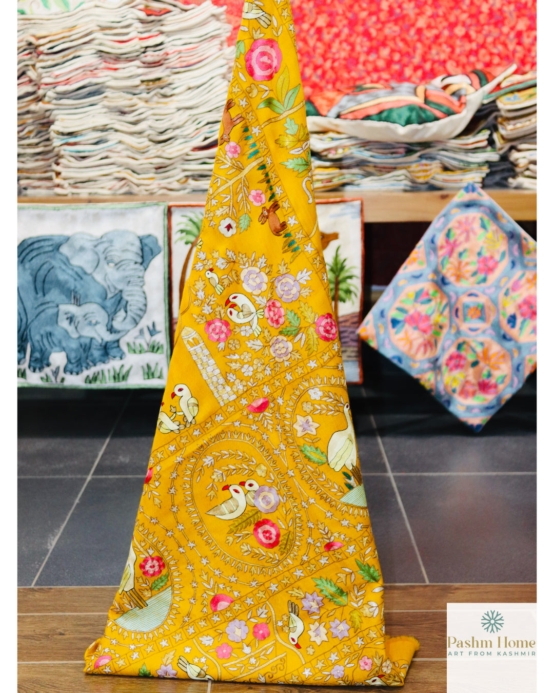Pashmina Kalamkari Shawl