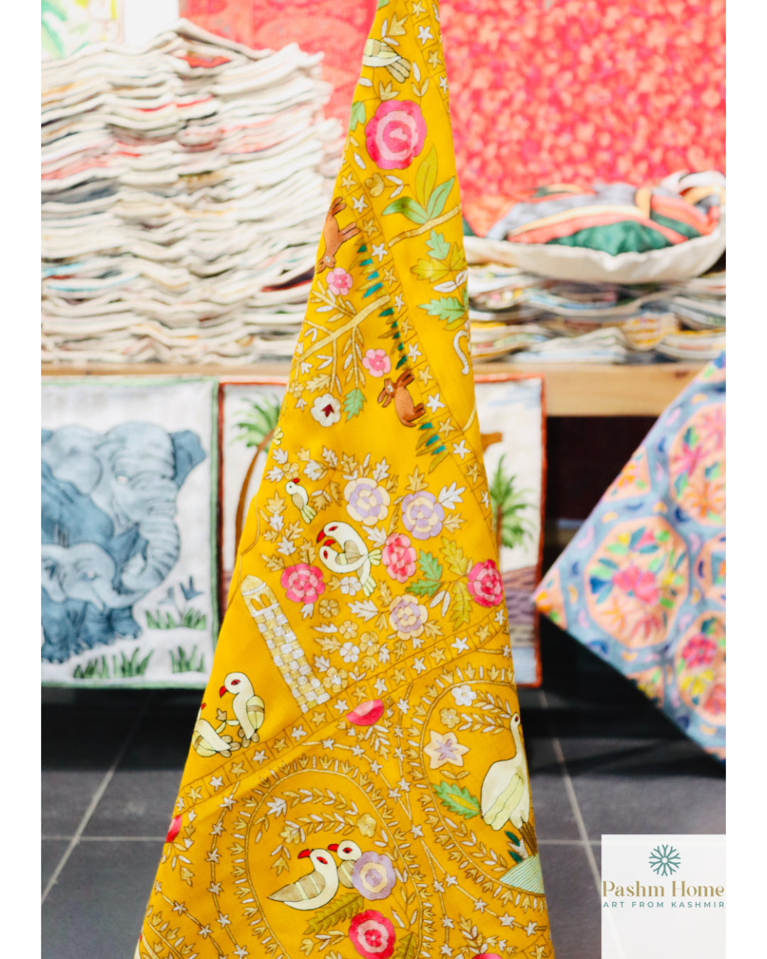 Pashmina Kalamkari Shawl