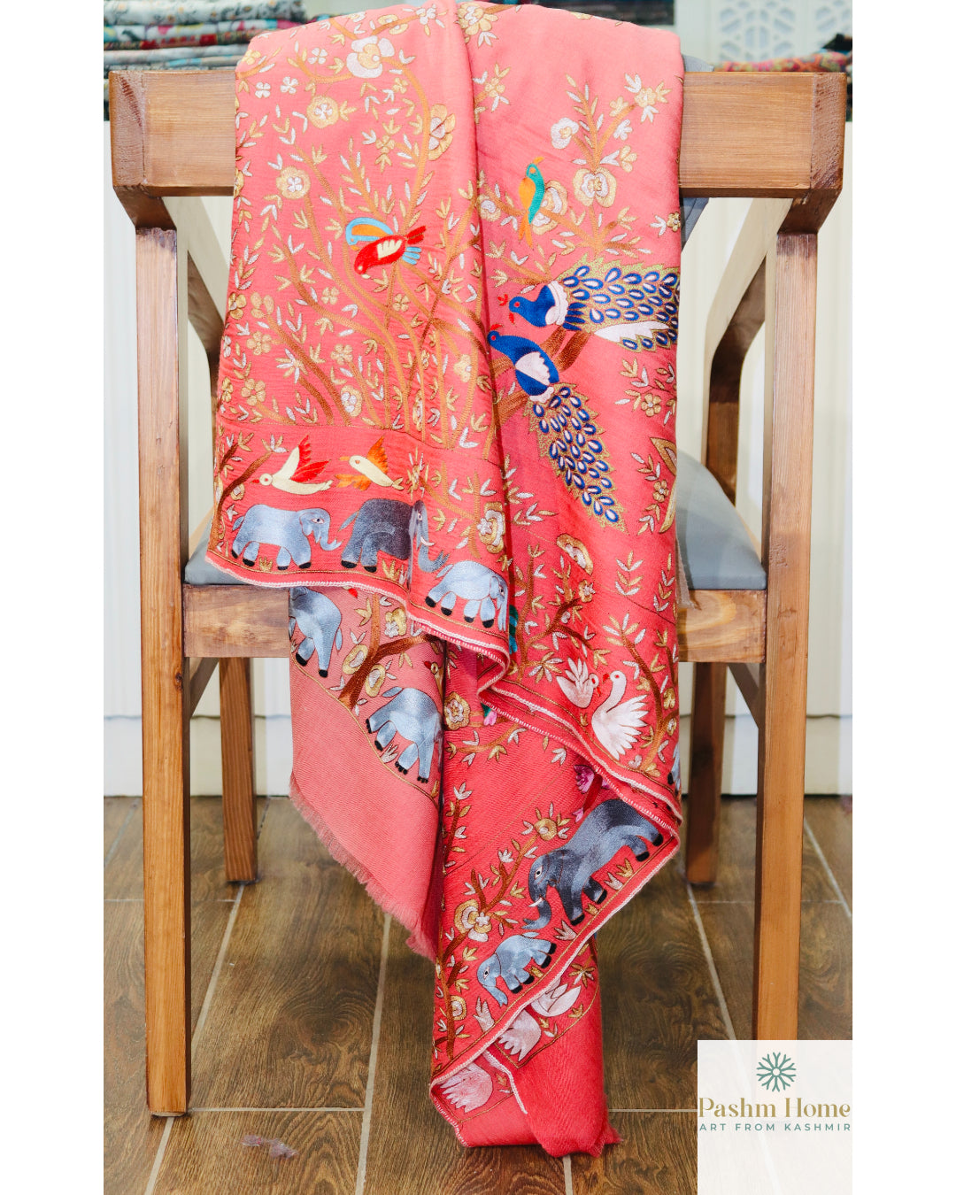 Pashmina Kalamkari Shawl