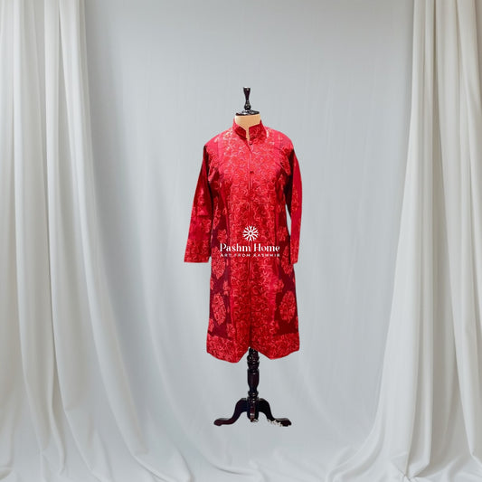 Red Cashmere Ari Long Jacket