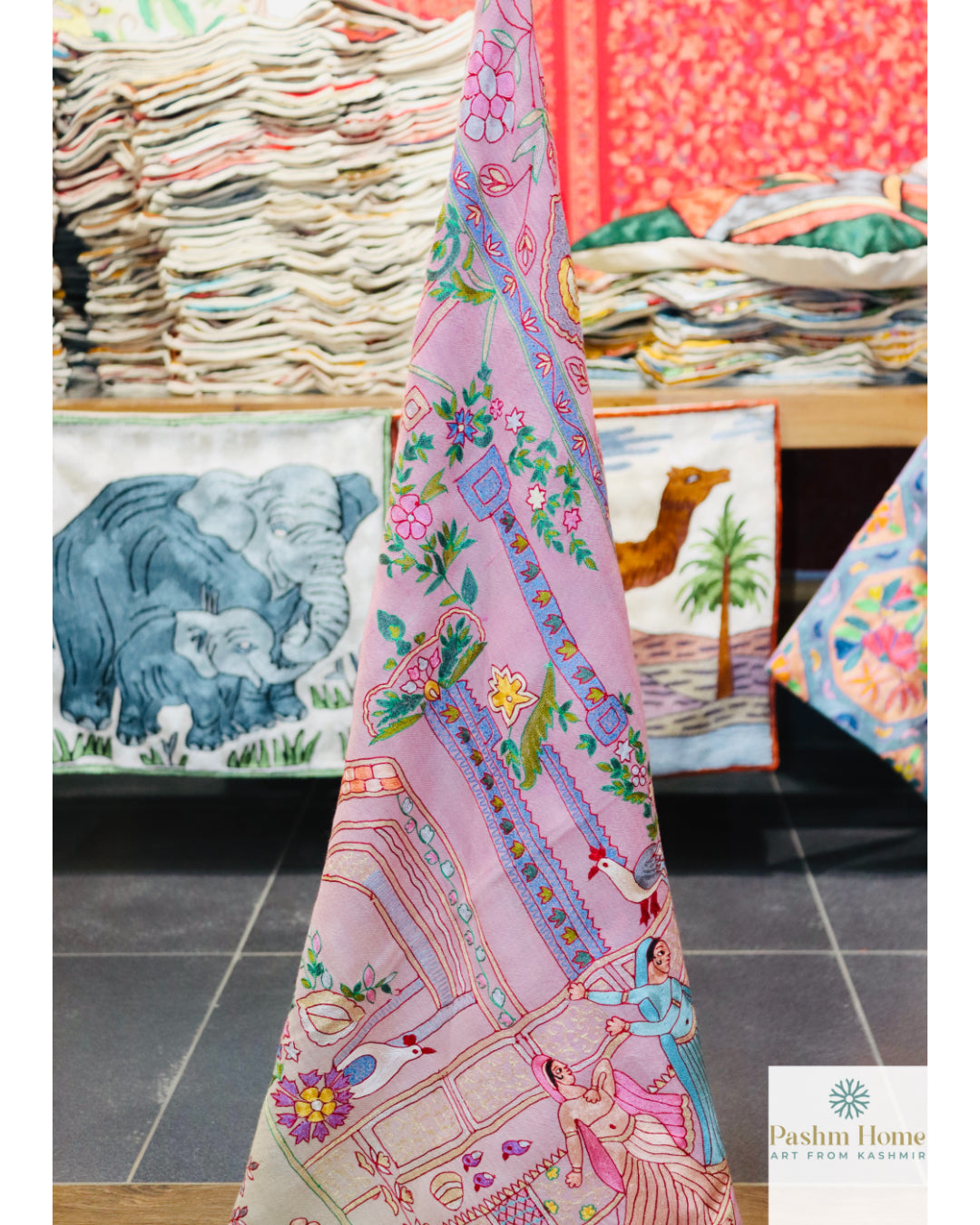 Pashmina Kalamkari Shawl