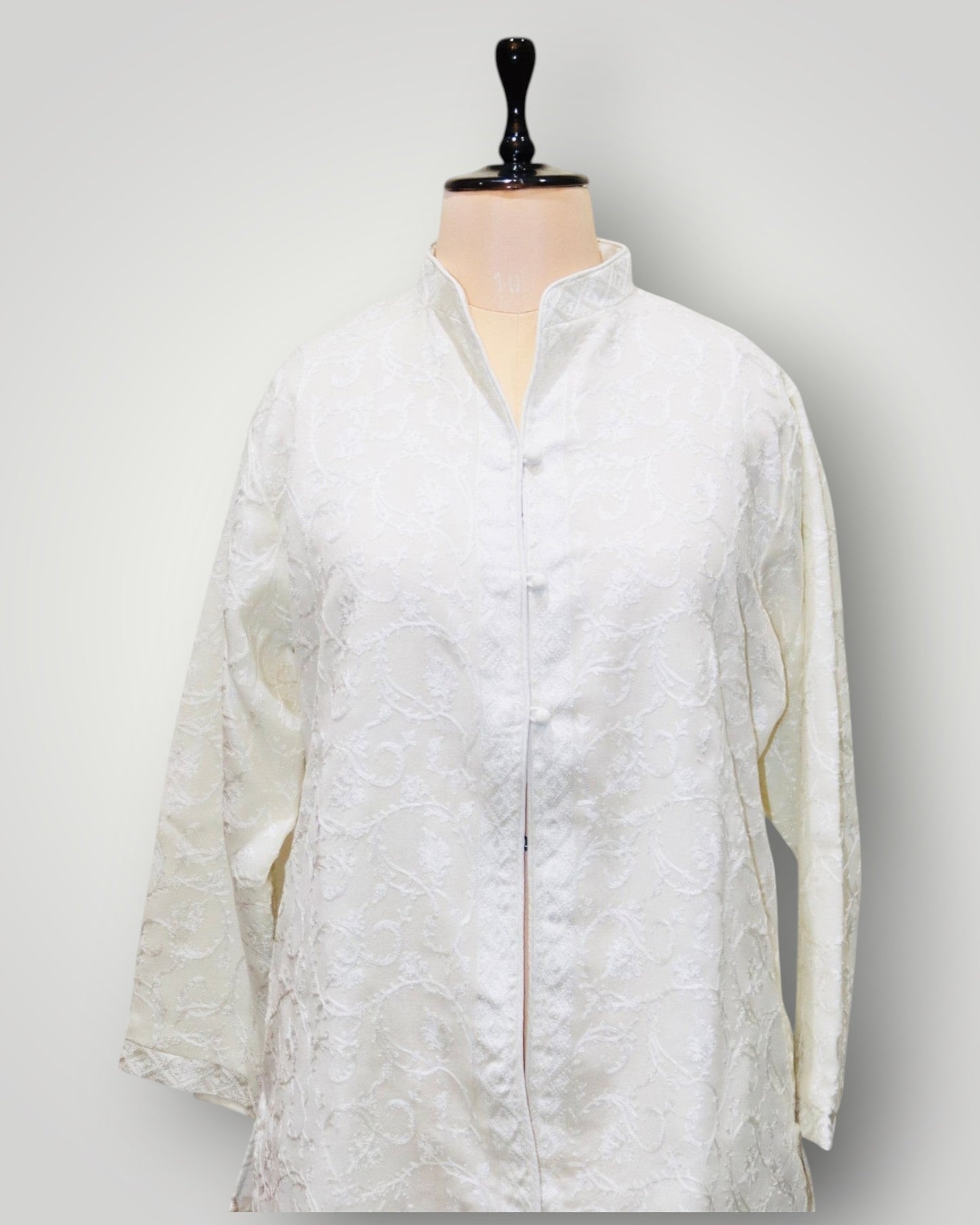 Black Multicolour Cashmere With Embroidery Ari Short Jacket
