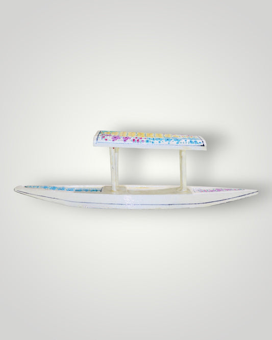 White Paper Mache Shikara
