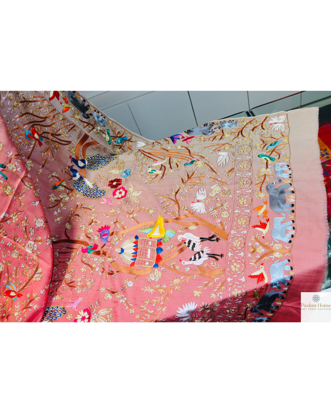 Pashmina Kalamkari Shawl