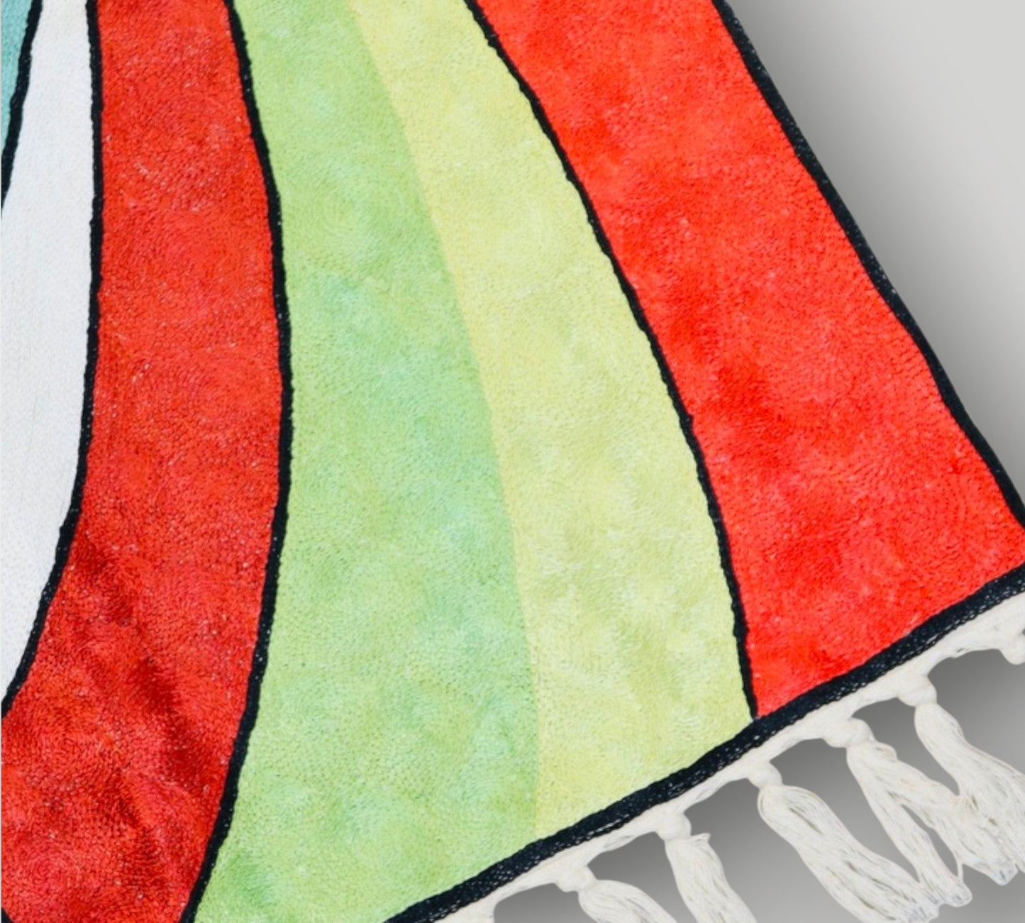 Silk Chainstitch Handmade Picasso Rug