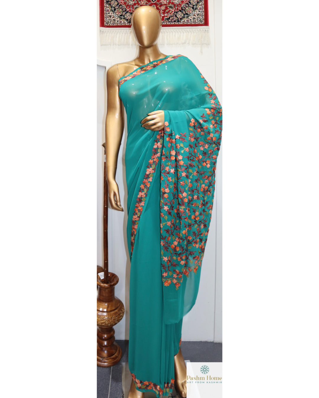 Georgette Ari Saree