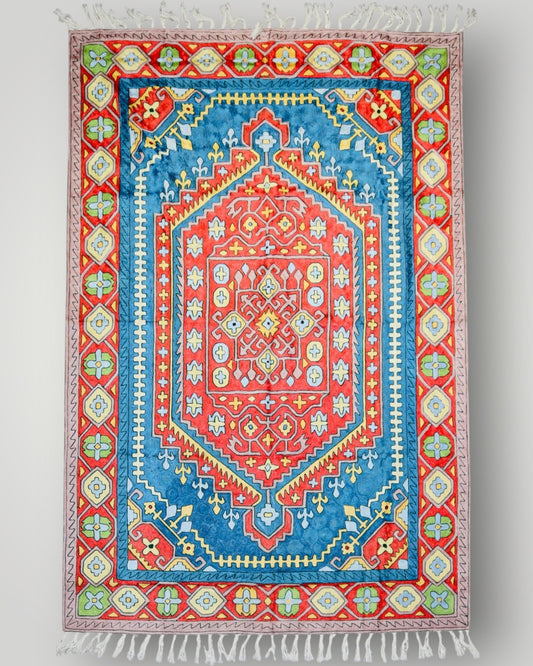 Silk Chainstitch Handmade Klim Rug
