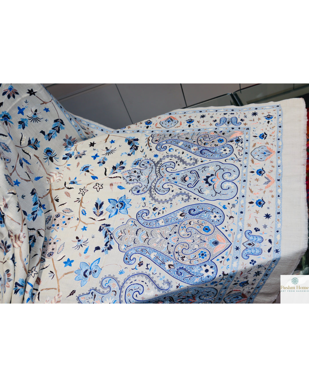 Pure Pashmina Kalamkari Shawl