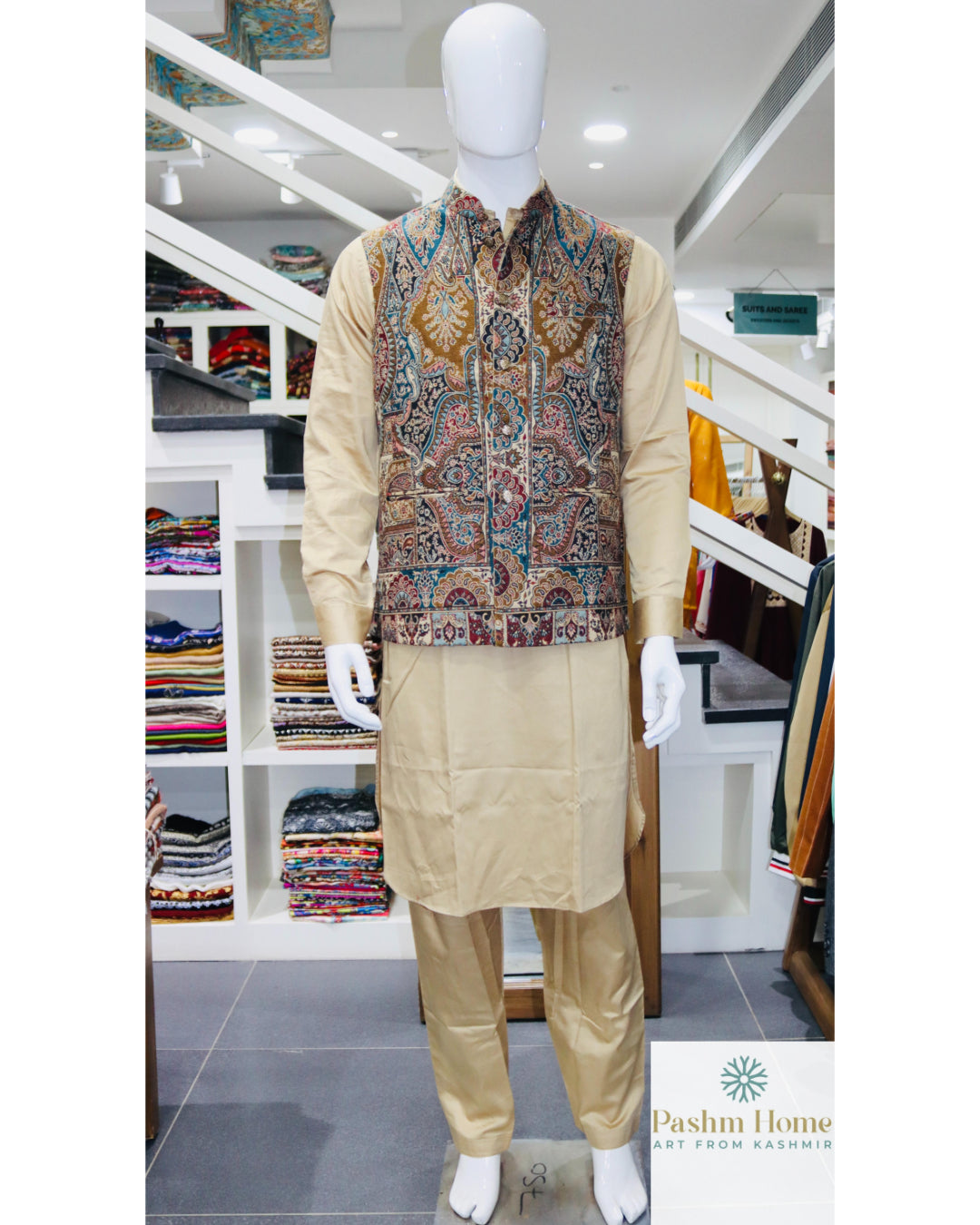 Kani Jamawar Waistcoat