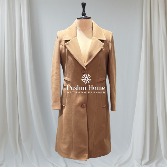 Beige Overcoat